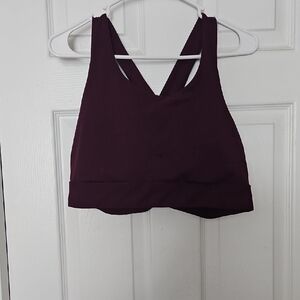 Fabletics Maroon Sports Bra